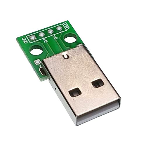 10db Típusú USB-ferfi Dugja a DIP 2.54 MM-es NYÁK-Testület Tápegység DIY Adapter Átalakító Modul 4 pin-az Arduino