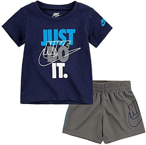 Nike Kisfiú JDI Vázlat Logo Póló, Rövid Készlet