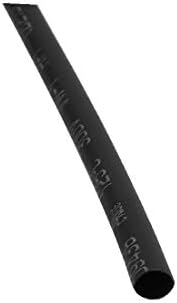 Új Lon0167 Hő Zsugorodó Kiemelt Cső Wire Wrap megbízható hatékonyság Kábel Hüvely 6 Méter Hosszú, 2 mm, Belső Átm Fekete(id:94e 1f 7d