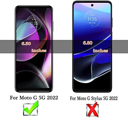 beukei (3 Csomag) Kompatibilis Motorola Moto G 5G (2022) [Nem Alkalmas Moto G Stylus 5G] Képernyő Védő Edzett Üveg,Érintésre