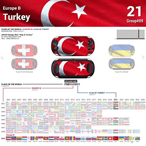 Sony PlayStation Vita Design Bőr zászlaja a török Matrica a PlayStation Vita