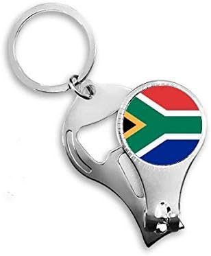 Dél-Afrikai Nemzeti Zászló Afrikai Ország Köröm Zimankó Gyűrű Kulcstartó Sörnyitó Clipper