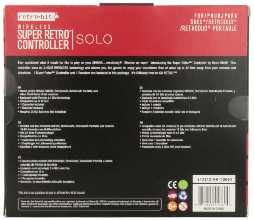 SuperRetro Vezeték nélküli Vezérlő Solo Csomag [RETROBIT]