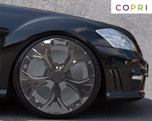 Copri Készlet 4 Kerék Fedezze 15 Colos Dísztárcsa Fekete Snap-On Illik Toyota Camry