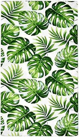 100 Trópusi Palm Leaf Vendég Szalvéta 3 Rétegű, Eldobható Papír Hawaii Luau Zöld Levelek Vacsora Kezét Szalvétára, Fürdőszoba, mosdó