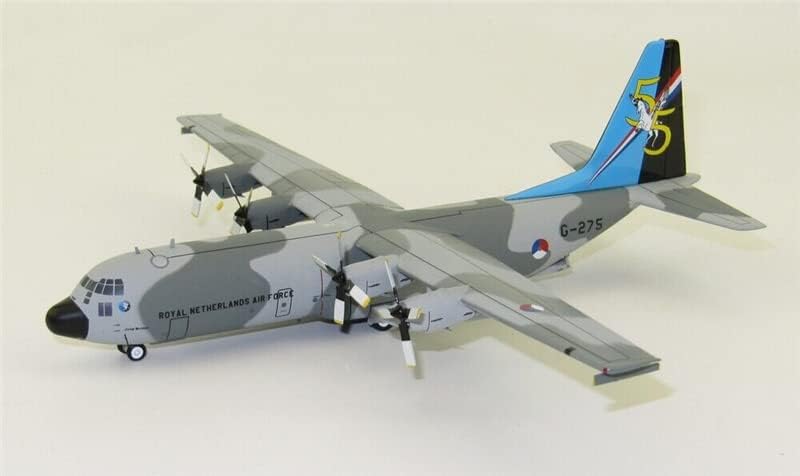 Fedélzeti 200 Holland légierő Lockheed C-130H-30 Herkules (L-382) G275 állvánnyal Limited Edition 1/200 FRÖCCSÖNTÖTT Repülőgép Előre elkészített