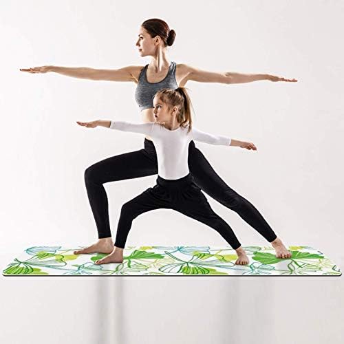 Siebzeh Zöld Prémium Vastag Jóga Szőnyeg Környezetbarát Gumi Health&Fitness Csúszásmentes Alátét Minden Típusú Gyakorlat, Jóga, Pilates