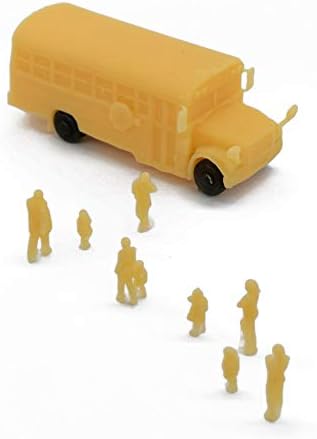 Outland Modell Vasút Táj iskolabusz a Gyerekek, mind a Szülők N Méretarány 1:160