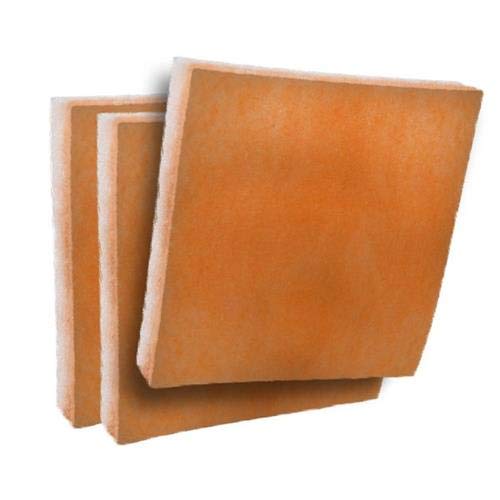 (Csomag 3) - 14 x 18 x 1 - Narancs/Fehér MERV8 Csere Szűrő Párna Tartó Keret Külön megvásárolható