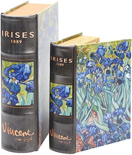 Elvarázsolt Világ, a Dobozok képzőművészeti Fészkelő Könyv Dobozok - Vincent Van Gogh Írisz - Készlet 2