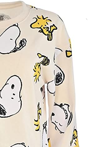 Mogyoró Hölgyek Snoopy Divat Kapucnis - Női Klasszikus Snoopy Polár Pulóver Horgolt Javítás Pulóver