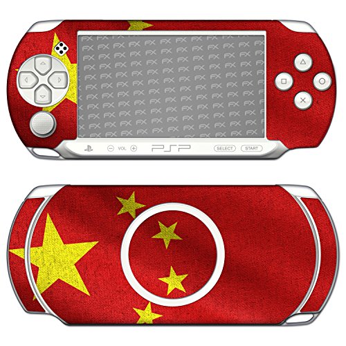 Sony PSP-E1000 / E1004 Design Bőr zászlaja a Kínai népköztársaság Matrica a PSP-E1000 / E1004