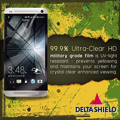 DeltaShield képernyővédő fólia Samsung Galaxy S22 Ultra (2 Csomag) BodyArmor Anti-Buborék Katonai Átlátszó TPU Film