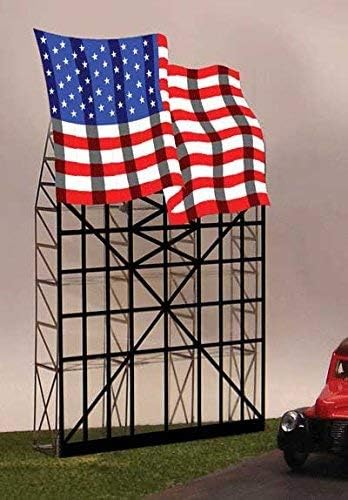 4071 Nagy Modell Amerikai Zászló Animációs Világító Jel Miller Jelek