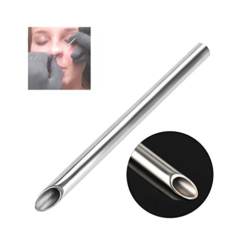 Rozsdamentes Acél Piercing Vevő - testékszerek Vevő - Tű Fogadó Cső Test Ékszer Tartja Piercing Eszköz(6mm)