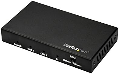 StarTech.com HDMI Splitter - 4 - Port- HDMI Splitter 1-4 - 4K-60Hz - Video/audio - váltó, 4 x HDMI - asztali - AC 100 - 240 V - ST124HD20