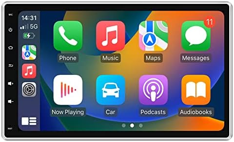 Roadanvi 10.2 Dupla Din autórádió Android Auto fejegység Rádió Bluetooth GPS Navigációs Multimédia Zene, Videó Lejátszó, 1024