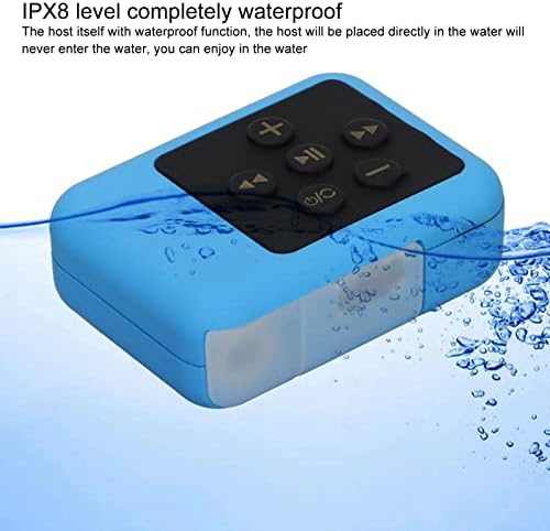 Mini Sport Mp3-Lejátszó, Hordozható Digitális MP3-Lejátszó IPX8 Vízálló USB Tölthető Tár MP3 Fejhallgató az Úszás, Fürdőzés, Búvárkodás,