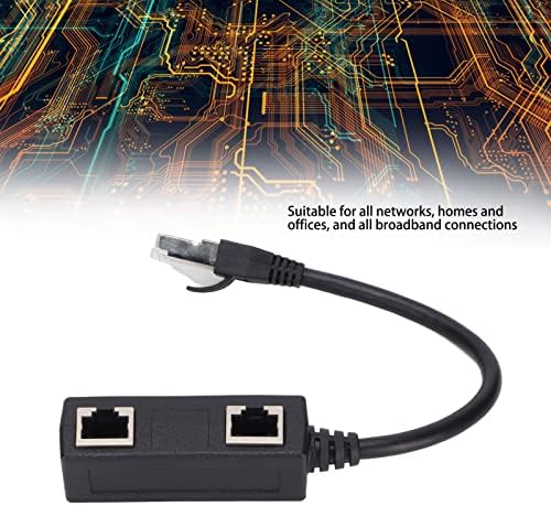 Ethernet-Kábel Elosztó, Abs Anyagból, Kiváló Átviteli Teljesítmény Alkalmas Minden Hálózatok, Lakások, Irodák,Stb.
