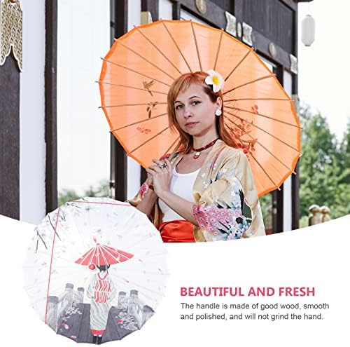 Didiseaon Vintage Dekoráció Esküvői Dekoráció Ázsiai Selyem Esernyő Kínai Olajozott Papír Esernyő Japán Napernyő Virág Napernyő
