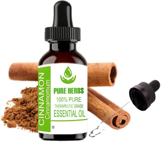 Tiszta Gyógynövények, Fahéj (Cinnamomum) Pure & Natural Therapeautic Minőségű Esszenciális Olaj 15ml