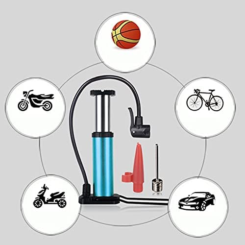 Mini Bicikli Kerékpár Láb Pumpa, Kerékpár Emelet Hordozható Szivattyú, Nagynyomású Emelet Inflator Gumiabroncs Levegő Pumpa, Kerékpár Accessary(Kék)