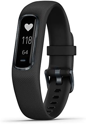 Garmin vivosmart 4, Tevékenység, valamint Fitness Tracker w/Pulzus, illetve Heart Rate Monitor, Fekete, Nagy Zenekar & Fitbit Díj 5 Speciális