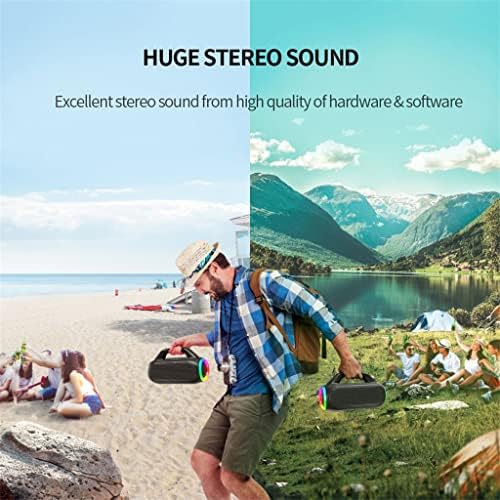 HNKDD Hangszóró 60W 5.0 Hangos Hangszóró, Bass Fel Technológia IPX7 Vízálló Kültéri Hangsugárzó