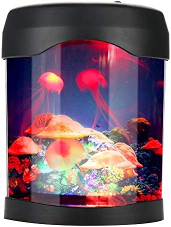 TYTOGE Víz Akvárium Fény, USB Akvárium Fény, Asztal Mini akvárium Hangulat LED Világítás Színe Változó Éjszakai Lámpa