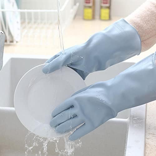 1 pár hasznos mosoda kesztyű dnon bizonyíték víz csúszásmentes mosogatószeres kesztyű, mindennapi használatra mosás kesztyű tisztítás