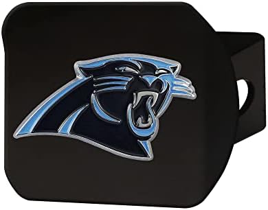 FANMATS 22541 Carolina Panthers Fekete Fém Rántás Borító - 3D Színes Jelvény