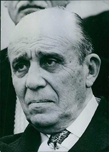 Vintage fotó Közelről a görög politikus, Angelos Tsoukalas.