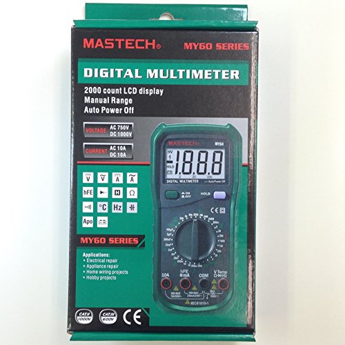 Mastech MY64 Digitális Multiméter AC/DC Feszültség Áram Ellenállás Teszter Érzékelő Dióda
