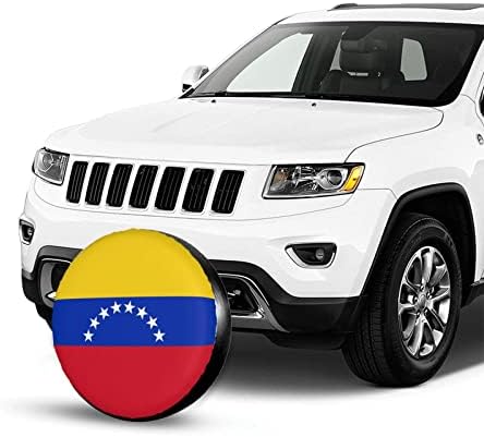 Zászló Venezuela Nyomtatott Pótkerék helyett Gumiabroncs-Fedezze Kormányt Védelmező, a Pótkocsi Autó, Teherautó, Lakóautó,Illik Gumik 14 17in
