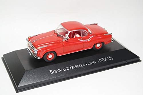 Borgward Isabella Coupe 1957 Év - Közepes Méretű Autó - 1/43 Méretarányú Gyűjthető Modell Jármű - 2 Ajtós kupé