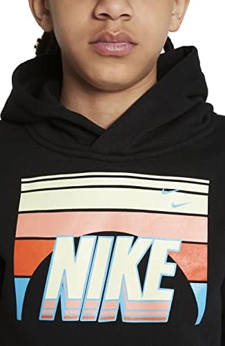 Nike NSW Klub Grafika Kapucnis Pulóver (Kis Gyerek/Gyerekek)