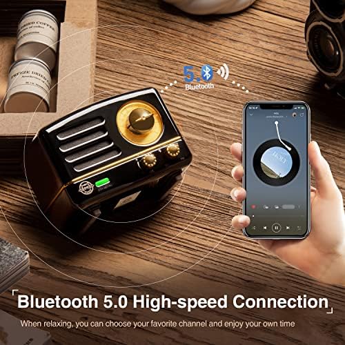MUZEN FÖLDMUNKAGÉP Fém Hordozható FM Rádió Bluetooth Hangszóró-Fekete, Muzen Vad Go Bluetooth Hordozható Hangszóró