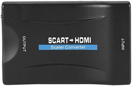 QONIA Scart, hogy 1080p 60Hz SCART Adapter Plug and Play Analóg-Digitális Átalakító Doboz Video Audio Scart Adapter Támogatás/NTSC/SECAM a /