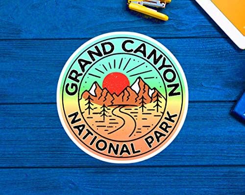 Grand Canyon Nemzeti Park Matrica 3 Vinil Arizona Laptop, Autó, Teherautó, Beltéri, Kültéri