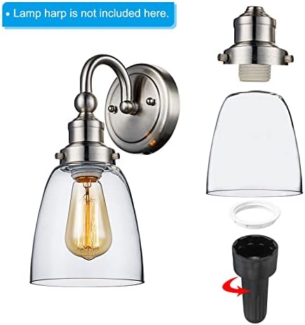 PATIKIL E26 lámpaernyőt Aljzat Gyűrű Eltávolító Eszköz, 2 Csomag Közepes Bázis Menetes Árnyékban Jogosultja Gyűrűk Helyettesítő