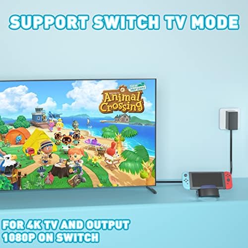 Kapcsoló Dokkoló Nintendo Kapcsoló Dokkoló Állomás. Támogató TV-Dock Mode, majd Kapcsolja OLED Tablet Módban. HDMI Adapter Alap 4K TV-Kimenet,