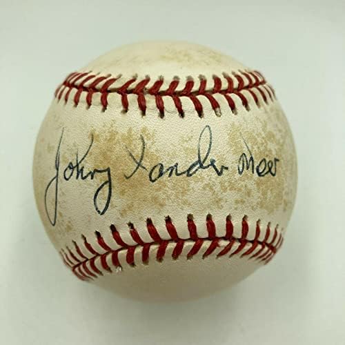 Johnny Vander Meer Aláírt Hivatalos Nemzeti League Baseball SZÖVETSÉG COA - Dedikált Baseball