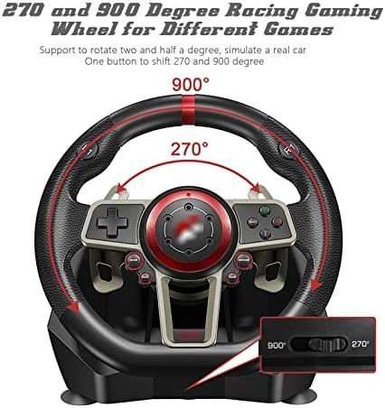 XXG Racing Kormánykerék Játék Kormányzás Rezgés Joystick Távirányító Wheels Meghajtó Racing Wheel Thrustmaster