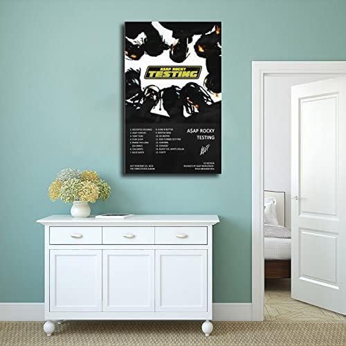 A$AP Rocky Poszter Vizsgálat Borító Plakát, Poszter Fali Vászon Art Dekor Nyomtatási Kép Festmények Nappali Hálószoba Dekoráció Unframe 16x24inch(40x60cm)
