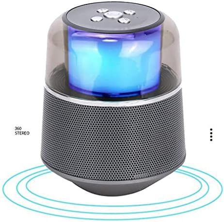 Hang Rács Kis Bluetooth Speakerlight Hordozható Hangszóró, Bass Sztereó Hangszóró Kültéri Hangdoboz (Szín : Szürke)