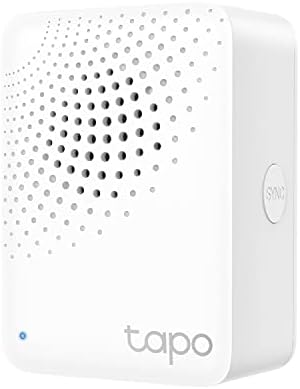 TP-Link Tapo Smart Hub, Beépített Csipogó, MEGKÖVETELI, 2.4 GHz Wi-Fi-vel, Megbízható, Hosszú Távú Kapcsolatok a Tapo-Érzékelők, Al-1G, hogy