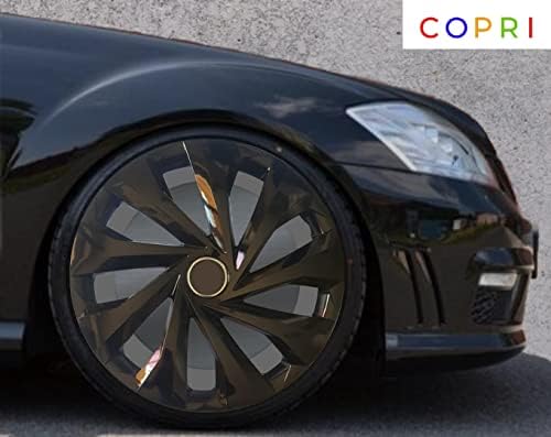 Copri Készlet 4 Kerék Fedezze 14 Colos Dísztárcsa Fekete Snap-On Illik Honda