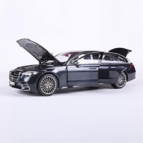 APLIQE Modell Járművek a Mercedes-Benz S-Osztály Fekete Öntés Méretarányos Autó Modell, Bézs Belső Sorozat 1:18 Kifinomult Ajándék