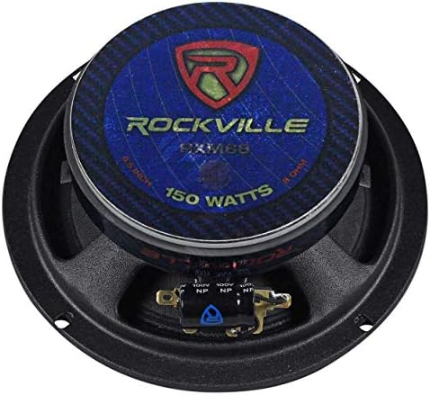 Rockville RXM68 6.5 150w 8 Ohm Közép-Bass Vezető Autó Hangszóró, középkategória