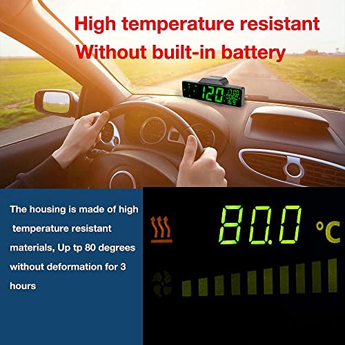 KINGNEED C3090 Digitális Univerzális Autó HUD Head Up Display nagy képernyős GPS Sebességmérő a Compass autó akkumulátor feszültség kijelző